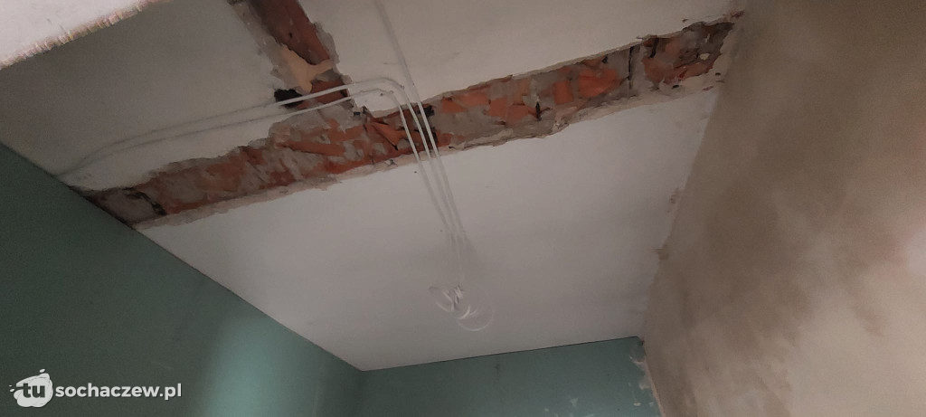Prace remontowe w Ochotniczej Straży Pożarnej w Rybnie
