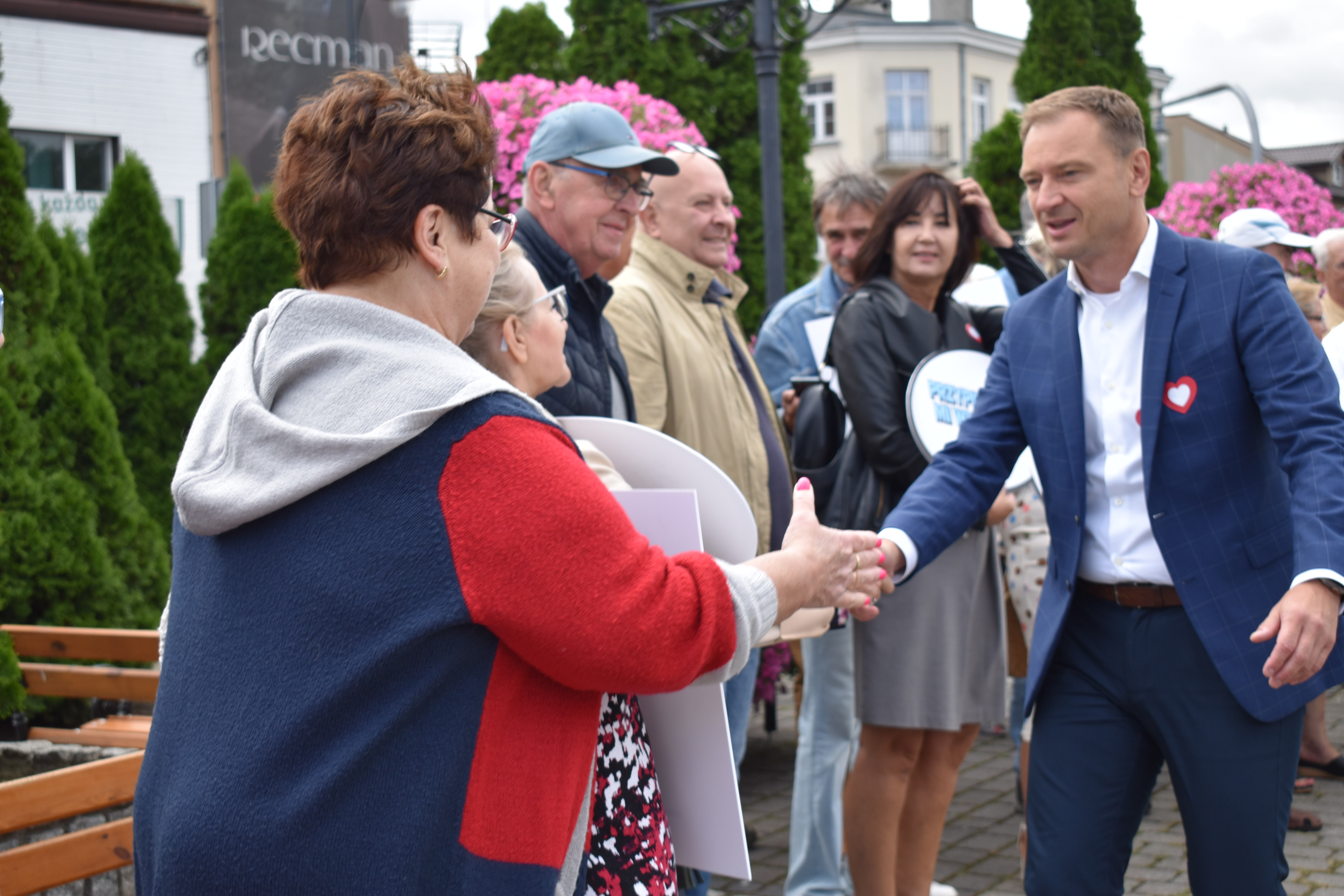 Konferencja Koalicji Obywatelskiej na placu Kościuszki