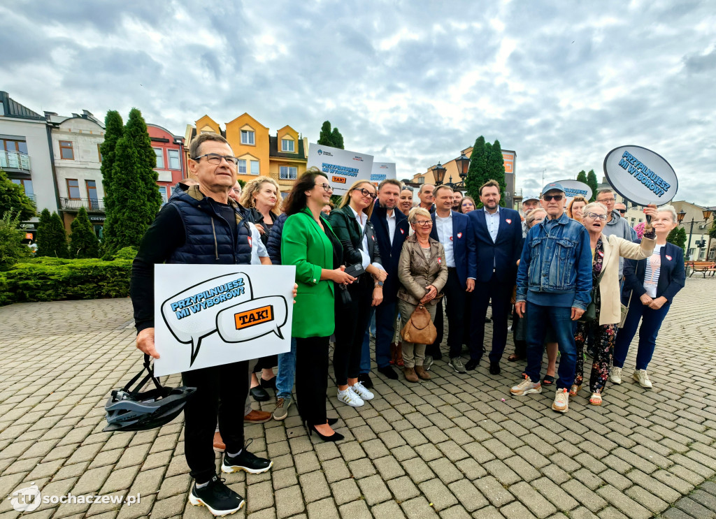 Konferencja Koalicji Obywatelskiej na placu Kościuszki