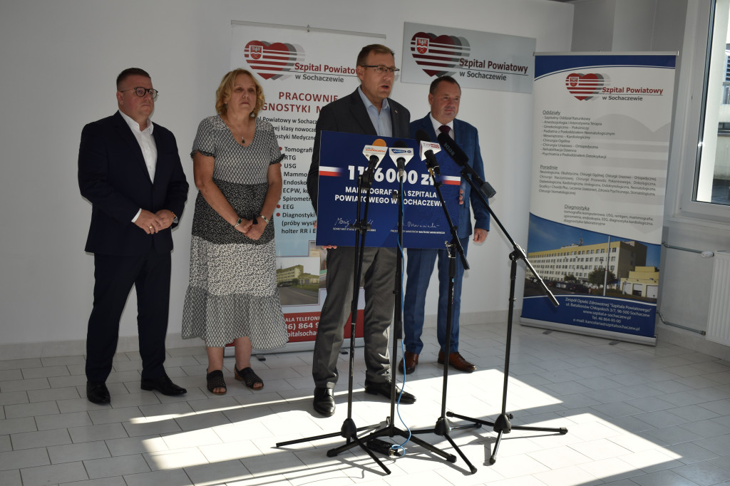 Szpital z pieniędzmi na mammograf