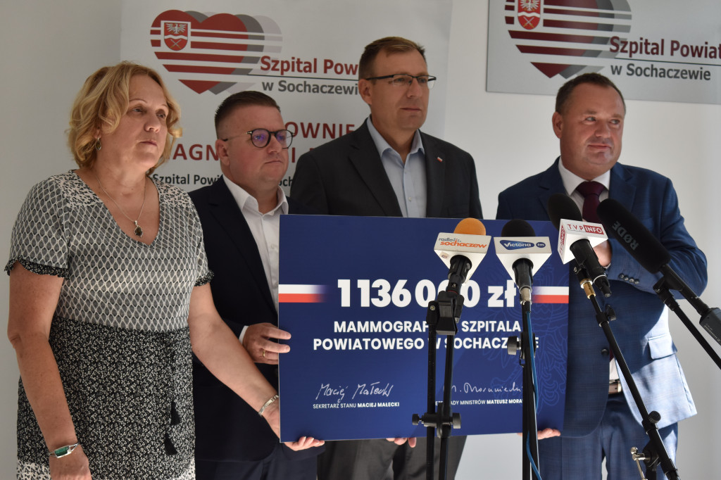 Szpital z pieniędzmi na mammograf