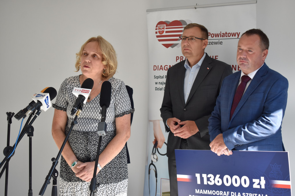 Szpital z pieniędzmi na mammograf