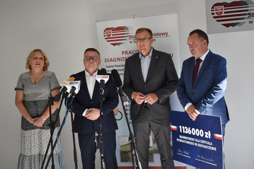 Szpital z pieniędzmi na mammograf