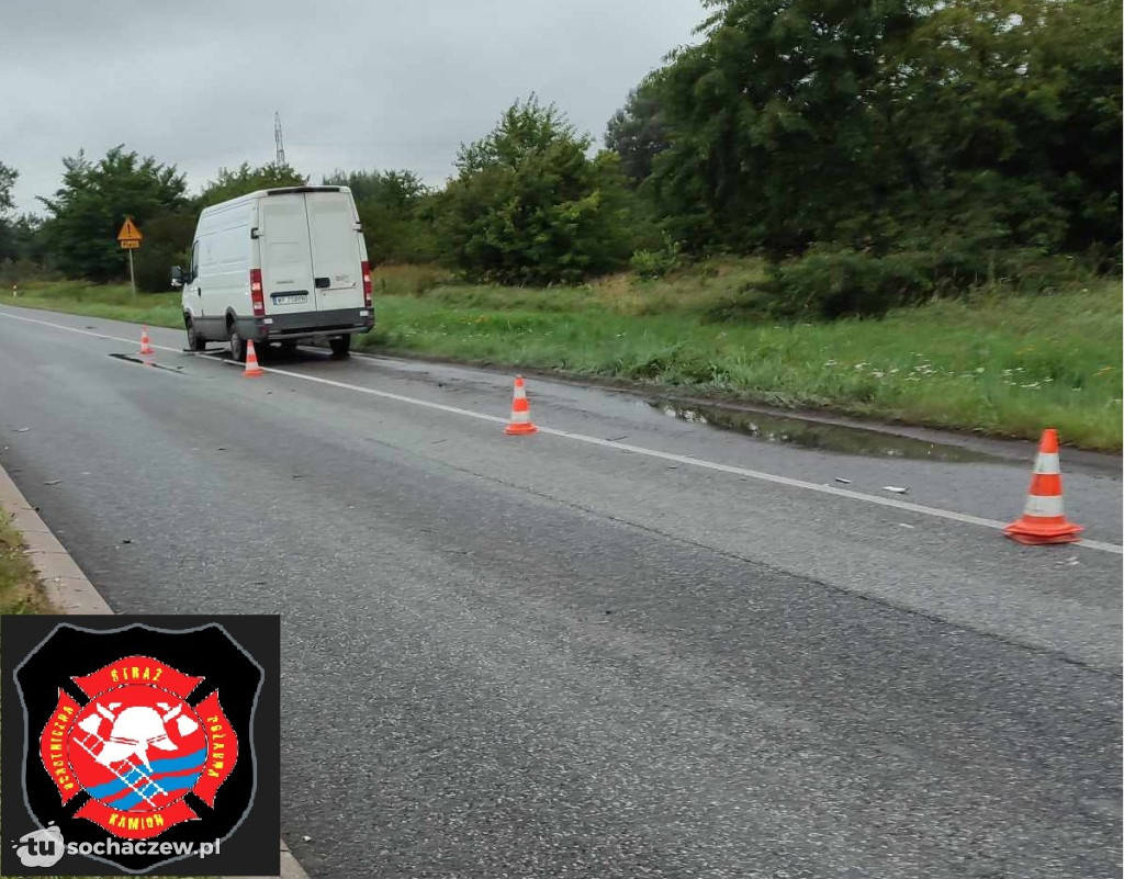 Zderzenie pojazdów w Kamionie