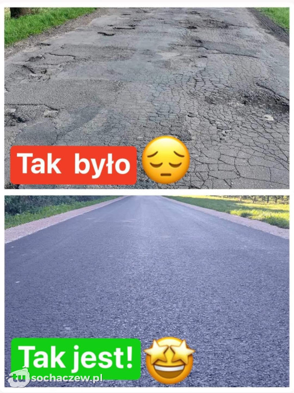Przebudowa drogi w Karolkowie Rybnowskim