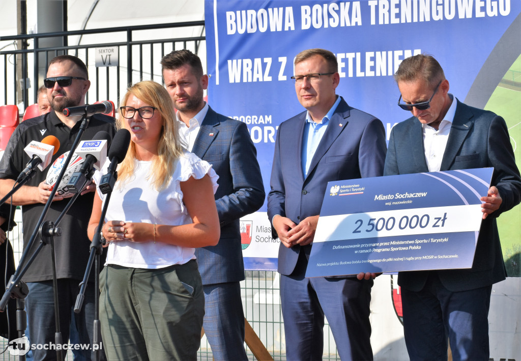 Dotacja na budowę nowego boiska
