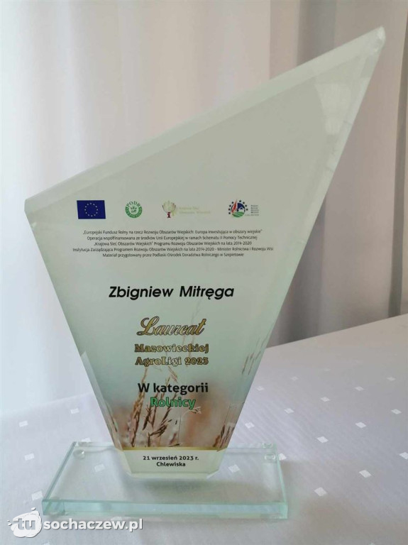 Nasz rolnik wyróżniony w Agrolidze 2023