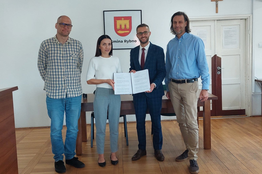 Modernizacja oświetlenia w SP w Rybnie