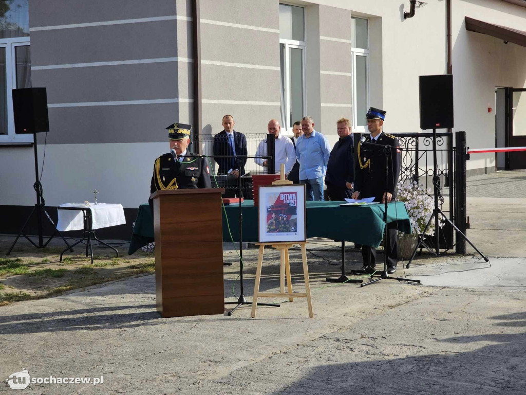 OSP Cypriany po remoncie i nowy wóz