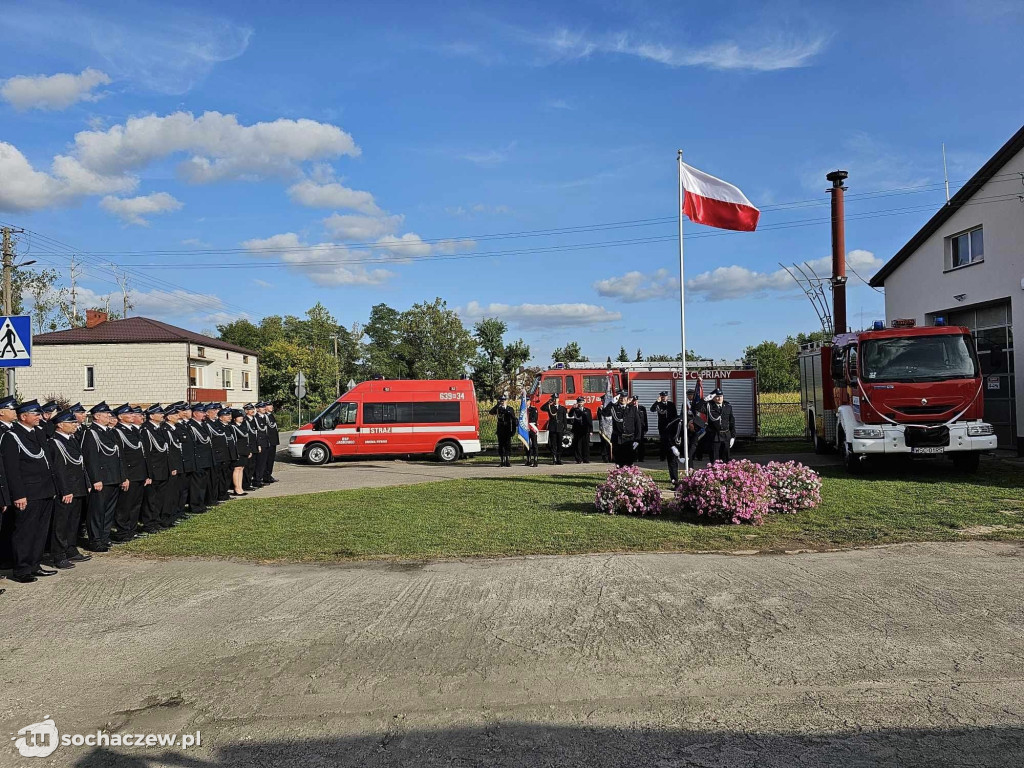 OSP Cypriany po remoncie i nowy wóz