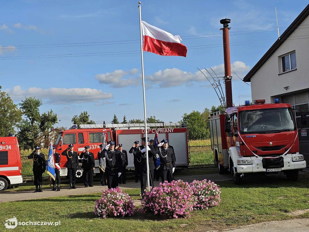 OSP Cypriany po remoncie i nowy wóz