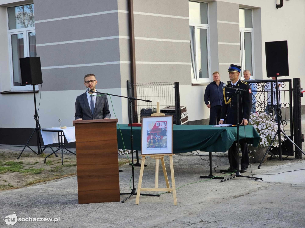 OSP Cypriany po remoncie i nowy wóz