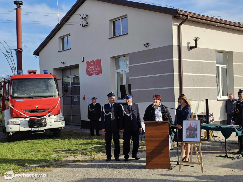 OSP Cypriany po remoncie i nowy wóz