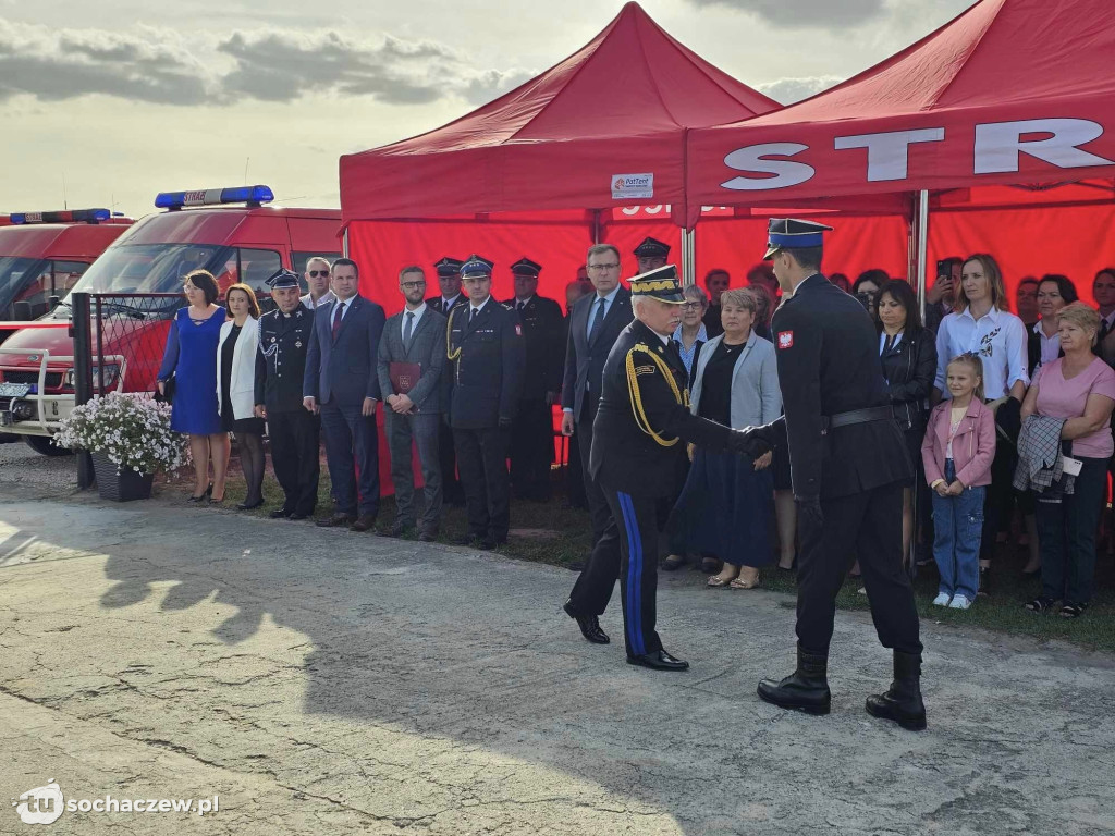 OSP Cypriany po remoncie i nowy wóz