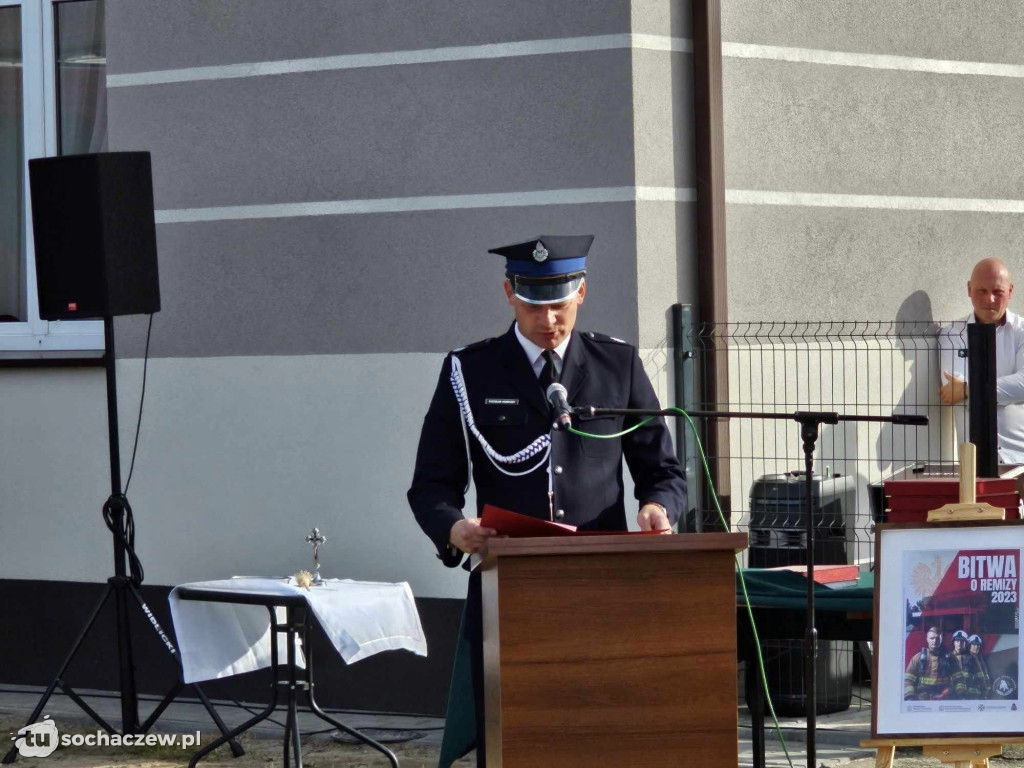 OSP Cypriany po remoncie i nowy wóz