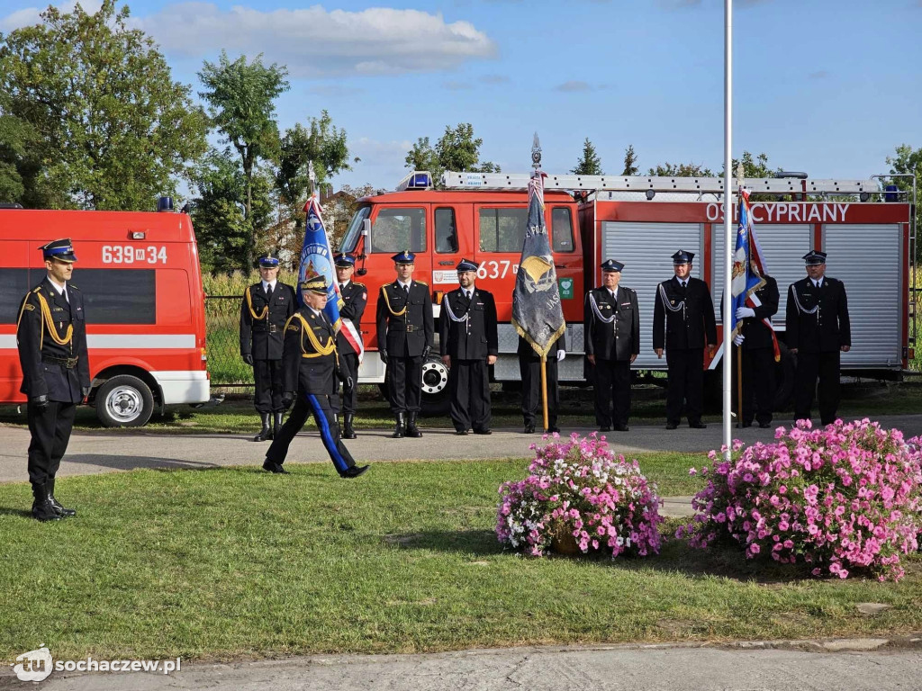 OSP Cypriany po remoncie i nowy wóz