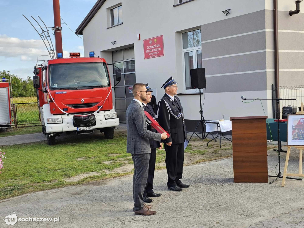 OSP Cypriany po remoncie i nowy wóz