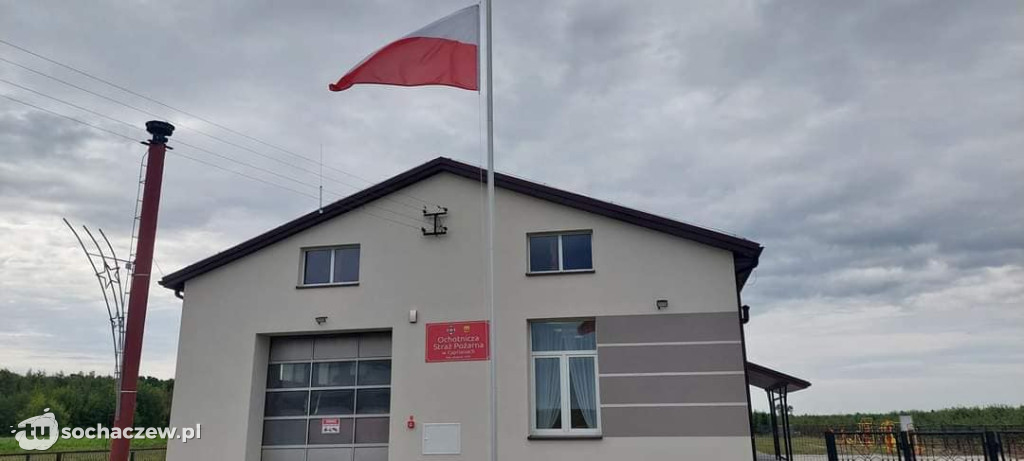 OSP Cypriany po remoncie i nowy wóz