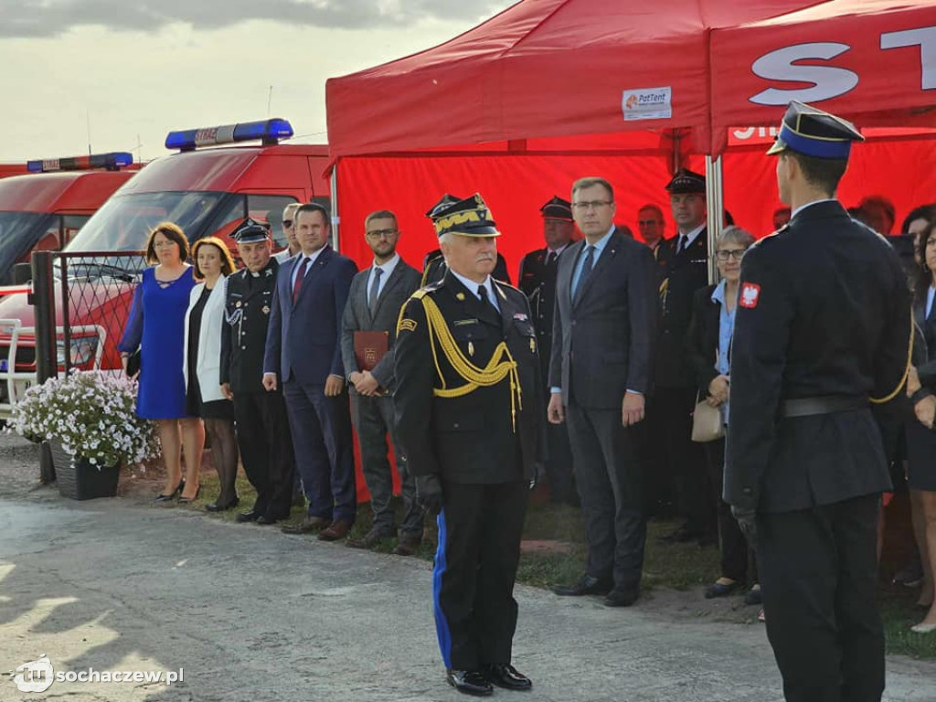 OSP Cypriany po remoncie i nowy wóz