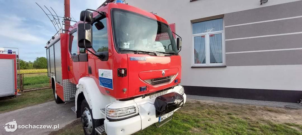 OSP Cypriany po remoncie i nowy wóz