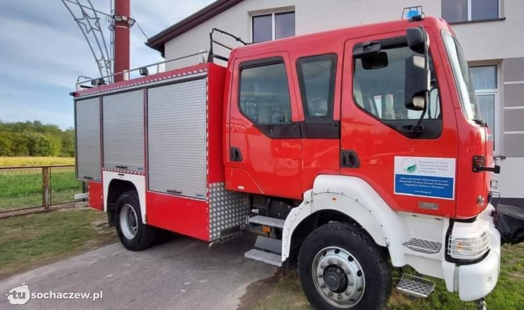 OSP Cypriany po remoncie i nowy wóz