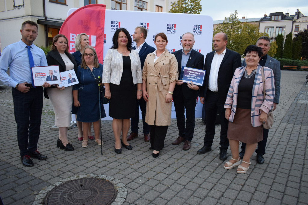 Bezpartyjni Samorządowcy na pl. Kościuszki