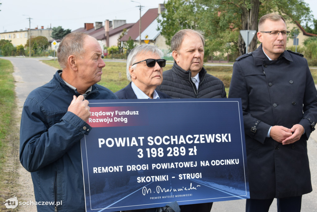 Droga Skotniki - Strugi do remontu, jest dotacja