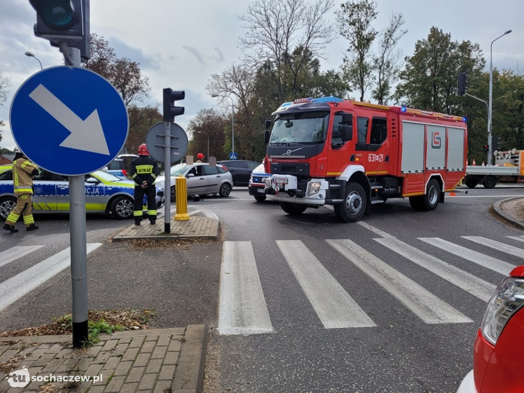 Zderzenie skutera z osobówką w Kozuszkach - Parcel