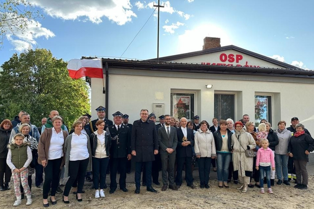 Rybno: otwarcie generalnie wyremontowanego budynku OSP