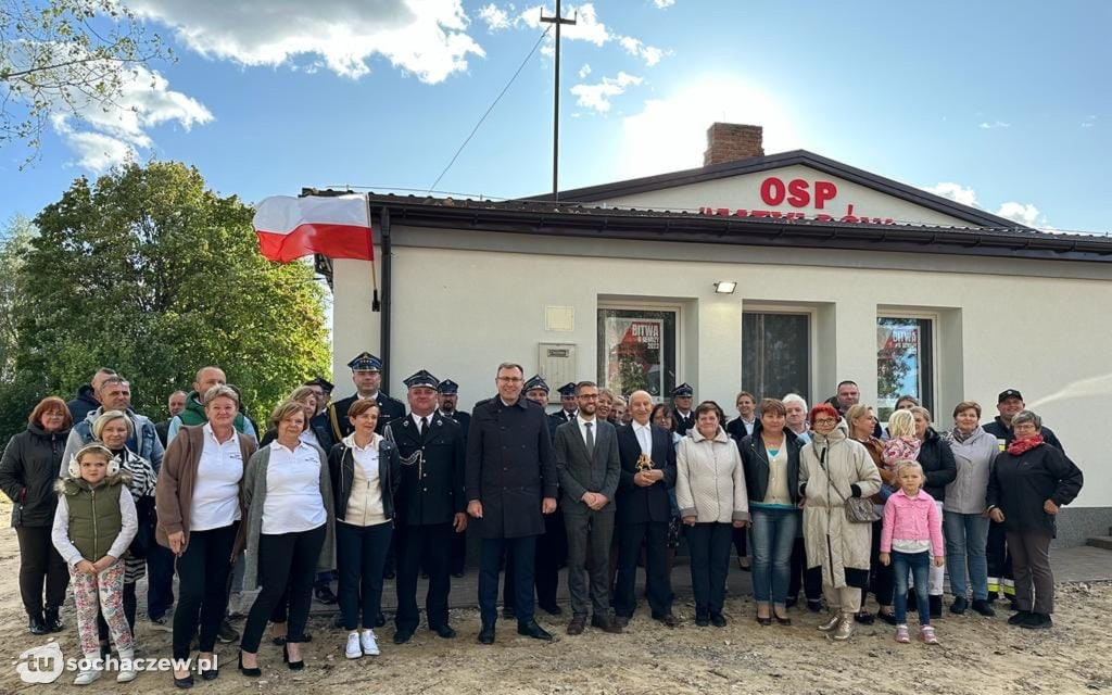 Rybno: otwarcie generalnie wyremontowanego budynku OSP