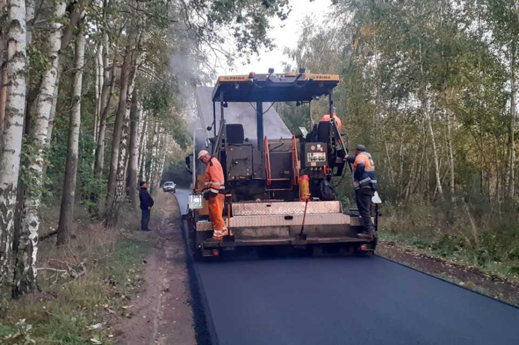 Remonty drogowe w gminie Młodzieszyn