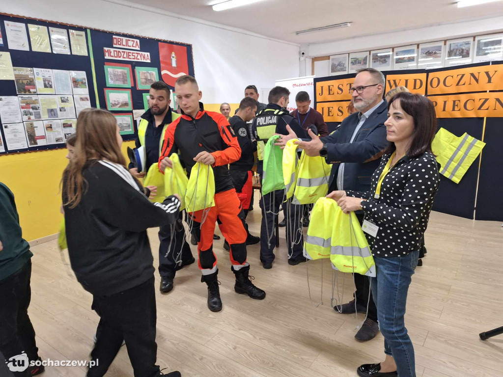 Akcja Jesteś widoczny jesteś bezpieczny w Młodzieszynie