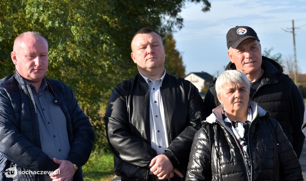 Otwarcie drogi w Justynowie