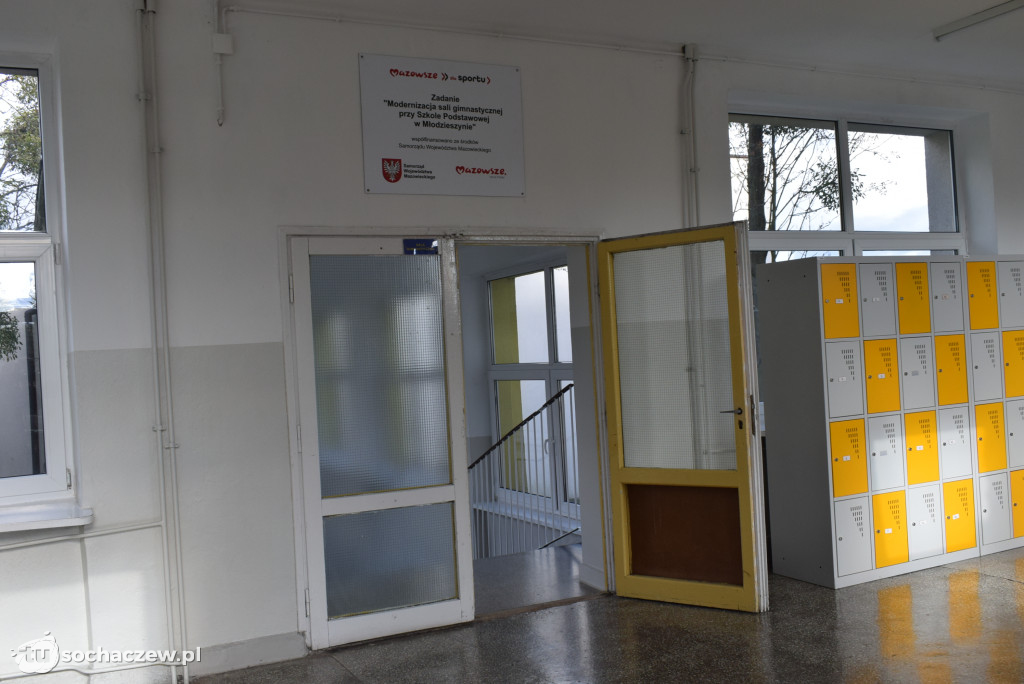Modernizacja sali sportowej w SP w Młodzieszynie