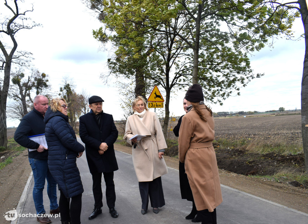 Droga Szymanów - Strugi - Skotniki wyremontowana