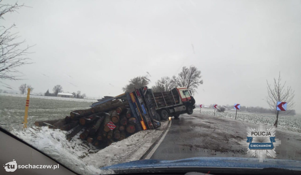 Trudne warunki na drogach w regionie