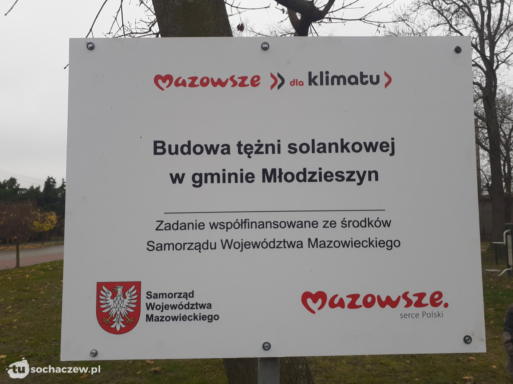 Tężnia solankowa w Młodzieszynie gotowa
