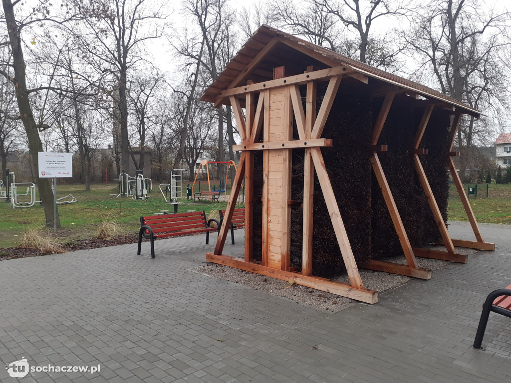 Tężnia solankowa w Młodzieszynie gotowa