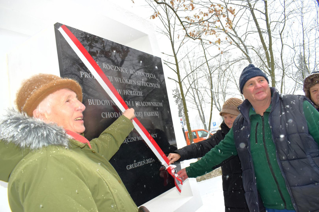 Odsłonięcie tablicy pamiątkowej w Chodakowie