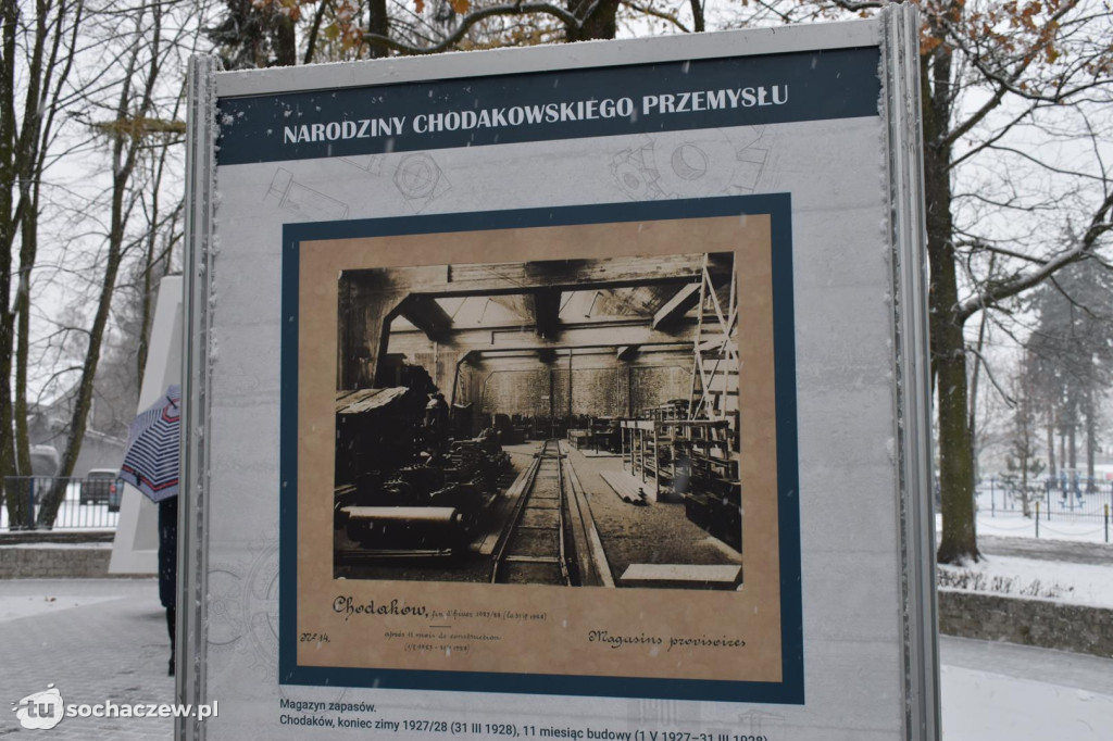 Odsłonięcie tablicy pamiątkowej w Chodakowie