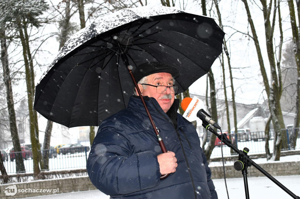 Odsłonięcie tablicy pamiątkowej w Chodakowie