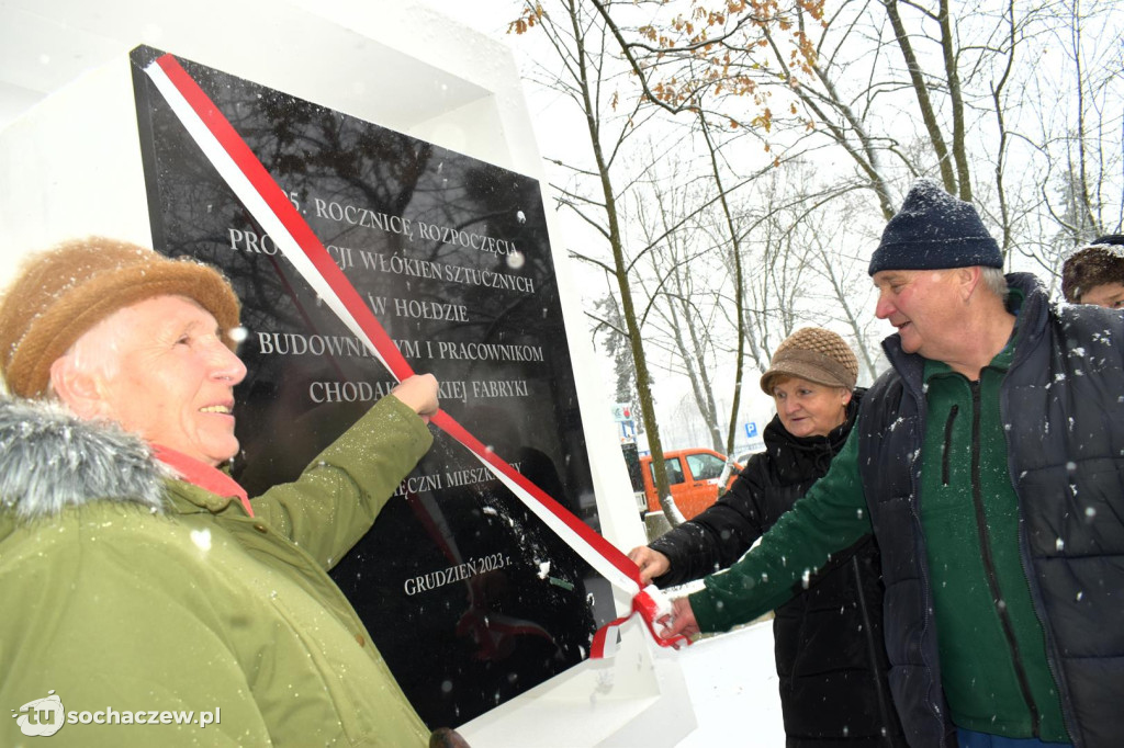 Odsłonięcie tablicy pamiątkowej w Chodakowie