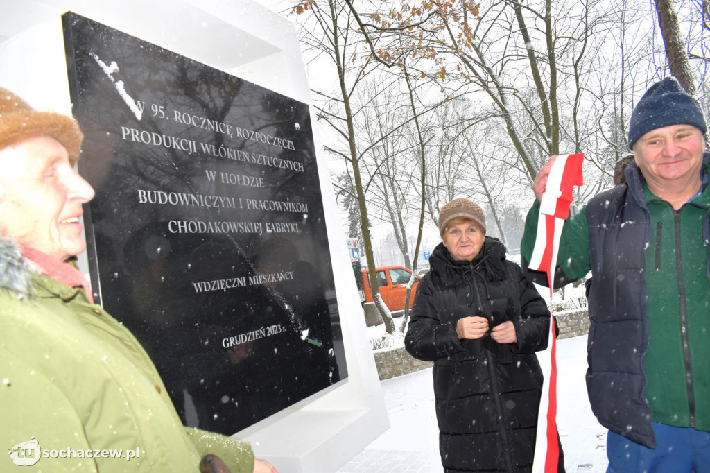 Odsłonięcie tablicy pamiątkowej w Chodakowie