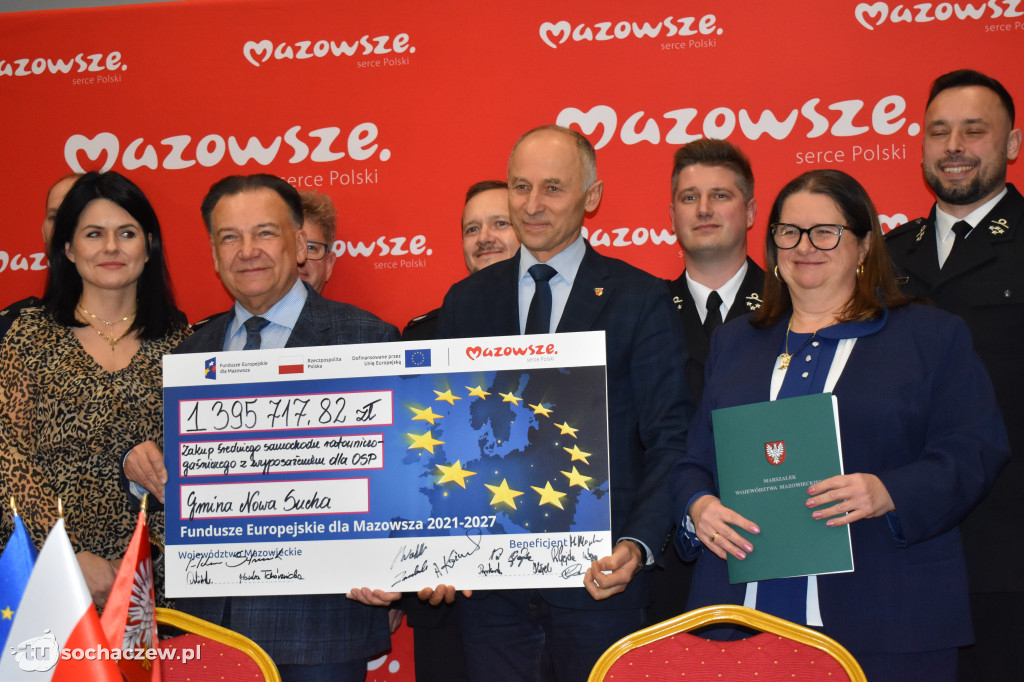 Nowe wozy dla OSP w powiecie sochaczewskim