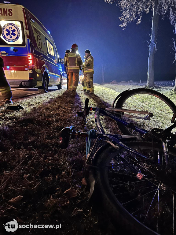 Potrącenie rowerzysty