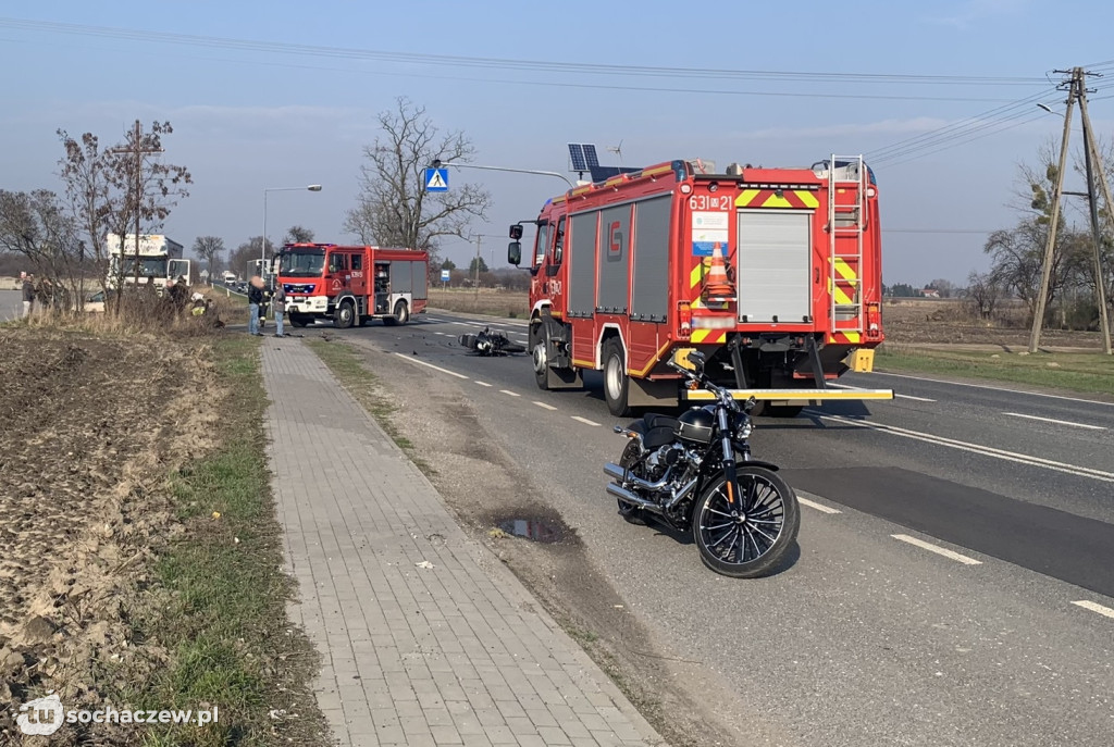 Wypadek w Młodzieszynie