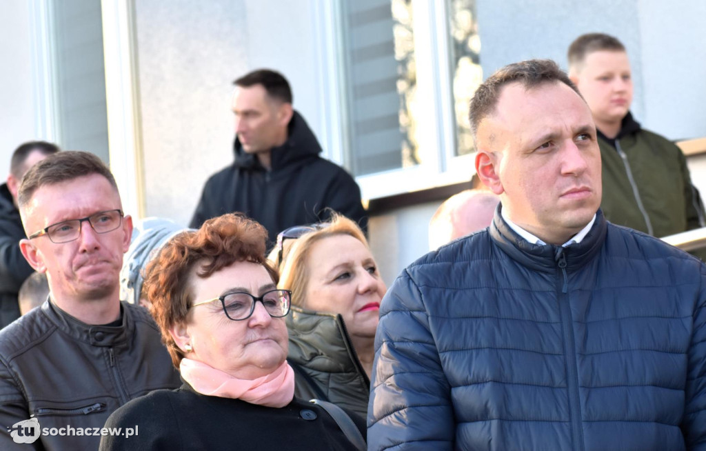 Uroczysty odbiór nowego wozu OSP Młodzieszyn