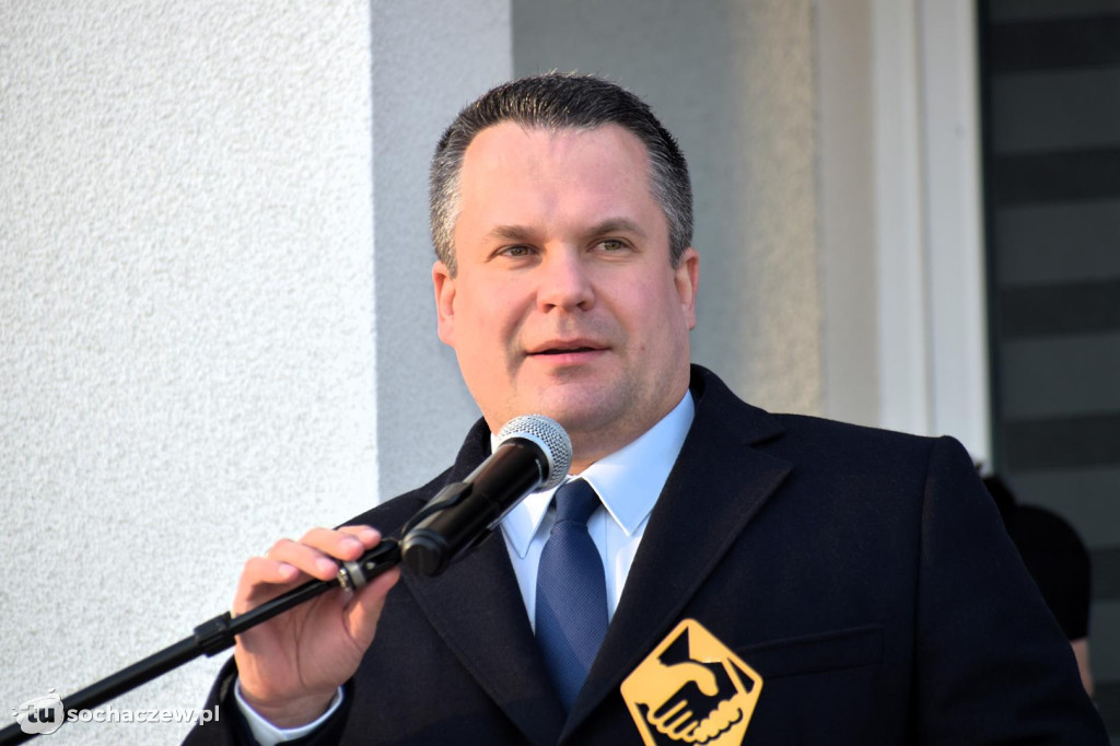 Uroczysty odbiór nowego wozu OSP Młodzieszyn