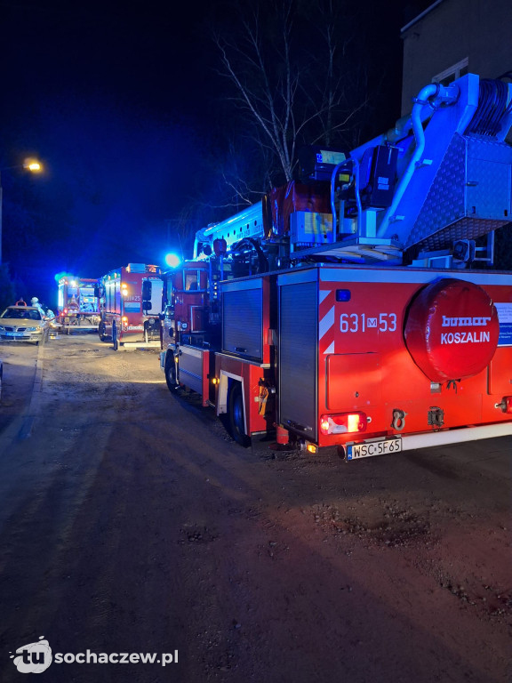 Pożar przy Korczaka