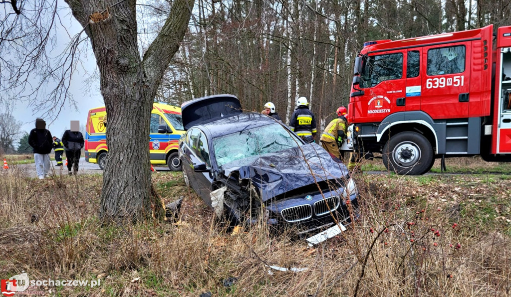 Wypadek w Młodzieszynie